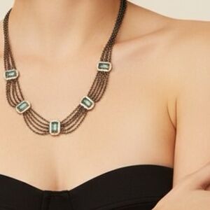Stunning Gun Metal Chain and Rhinestones